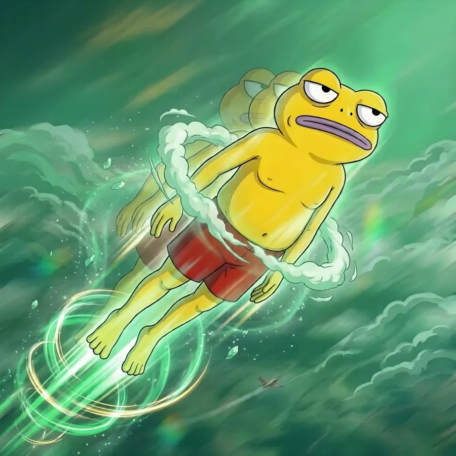 VIVYX swimming underwater in a swirl of current